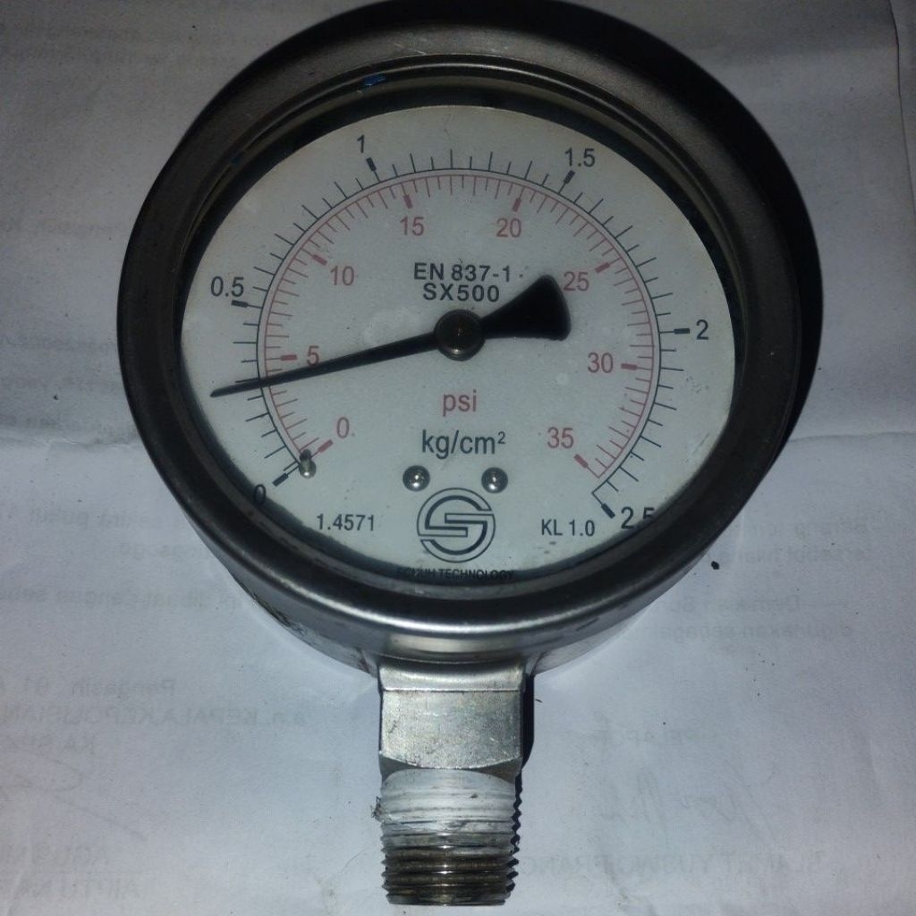 presure gauge EN 837-1 SX500
