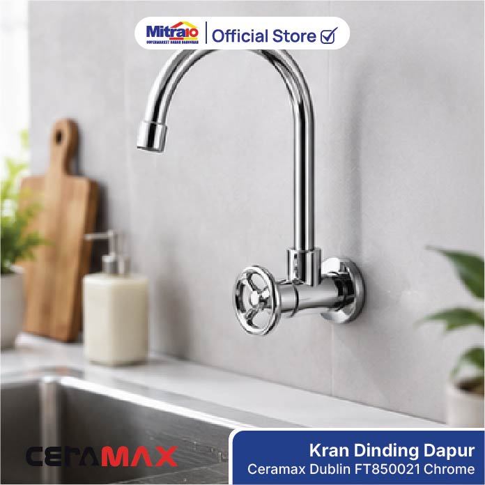 Kran Dinding Dapur Ceramax Dublin FT850021 Chrome