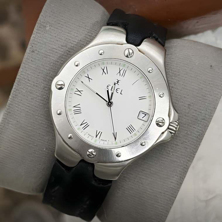 Ebel Sport Wave Quartz – Leather Strap Custom Made – Second Original