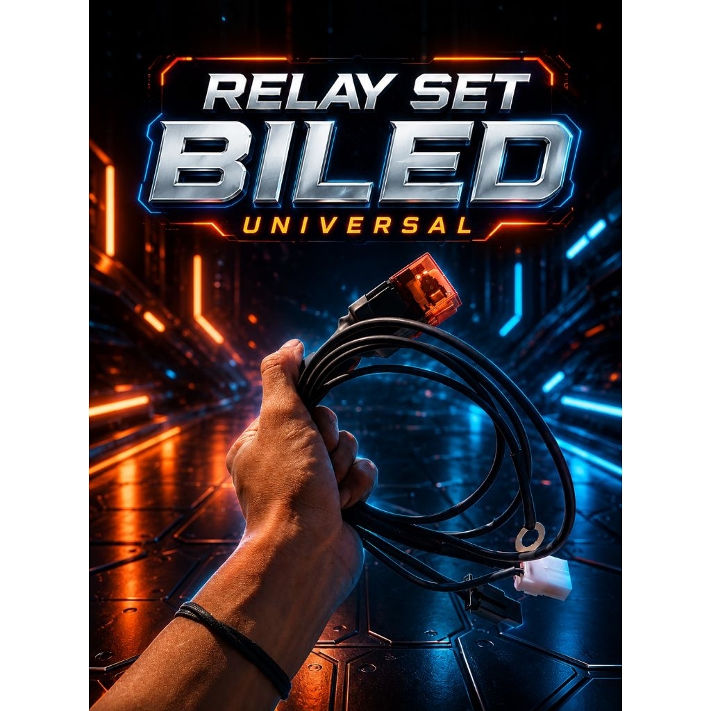 RELAY LAMPU BILED/DAYMAKER/PROJIE COSTUM UNIVERSAL