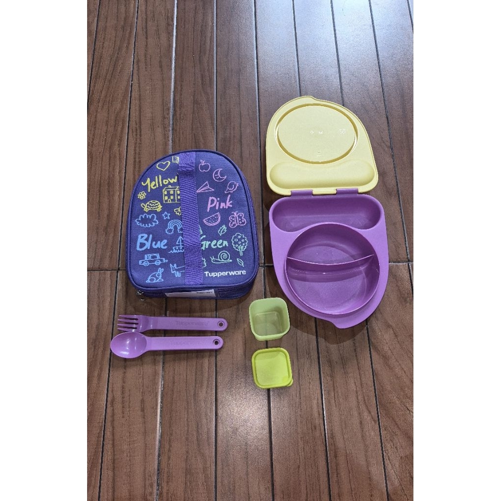 Kiddos lunch box Tupperware Baru ori 100%