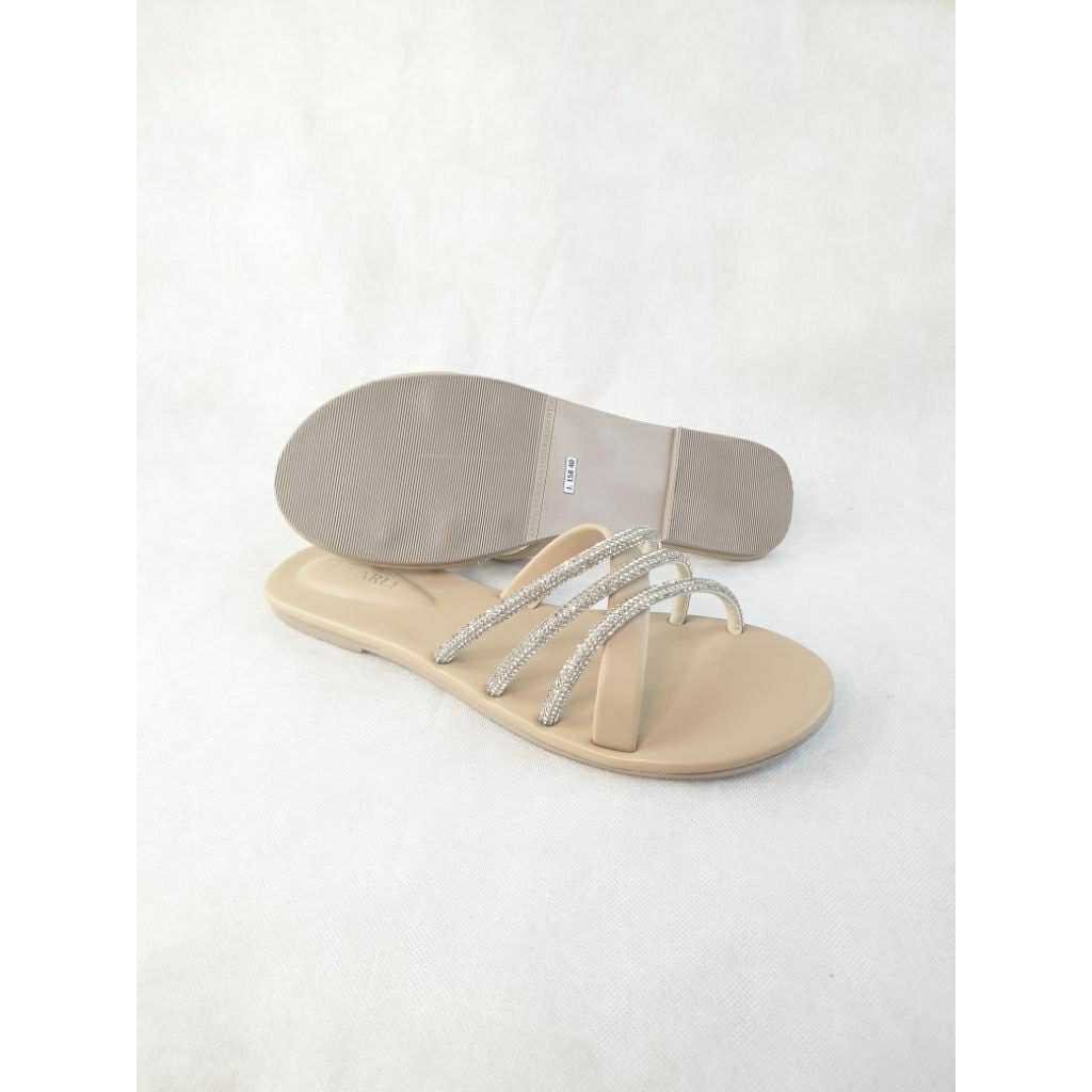 Isarli Shoes - JJ.158 Sandal Flat Simple Lucu - Sandal Santai Ringan Wanita