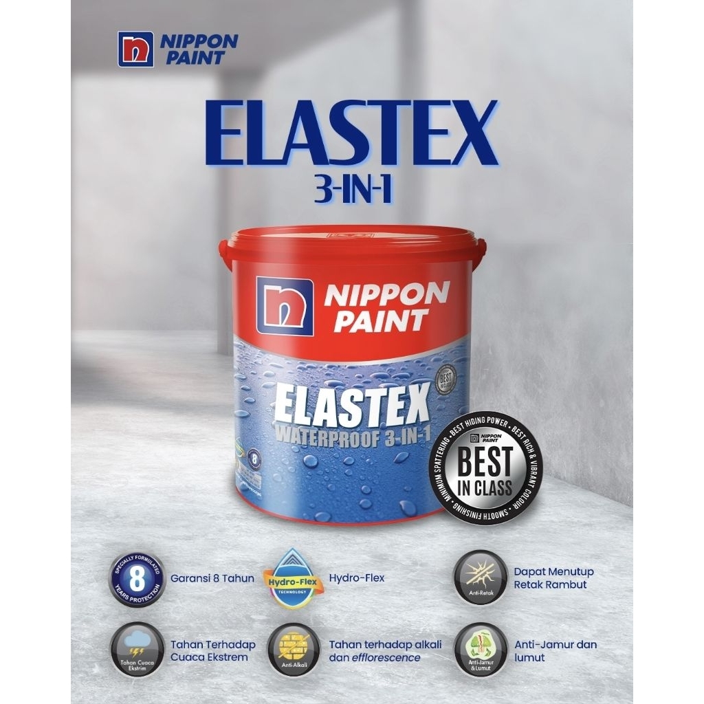 CAT TEMBOK NIPPON ELASTEX 4KG BISA REQUEST WARNA (PART 2)
