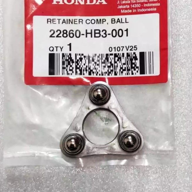 RETAINER PELOR SEGITIGA SETELAN KOPLING KARISMA / SUPRA X 125 / BLADE 125 / KIRANA ORI 22860-HB3-001