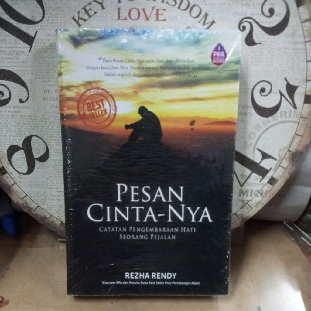 novel , pesan cinta - nya , catatan pengembaraan seorang pejalan oleh rezha rendy