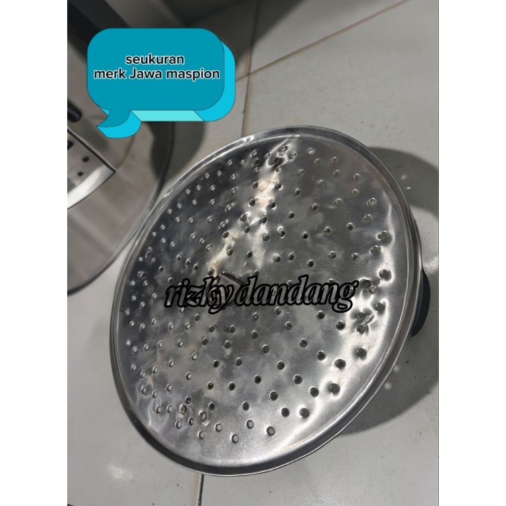 Sarangan panci kukusan jumbo tebal uk 40-50 merk jawa maspion
