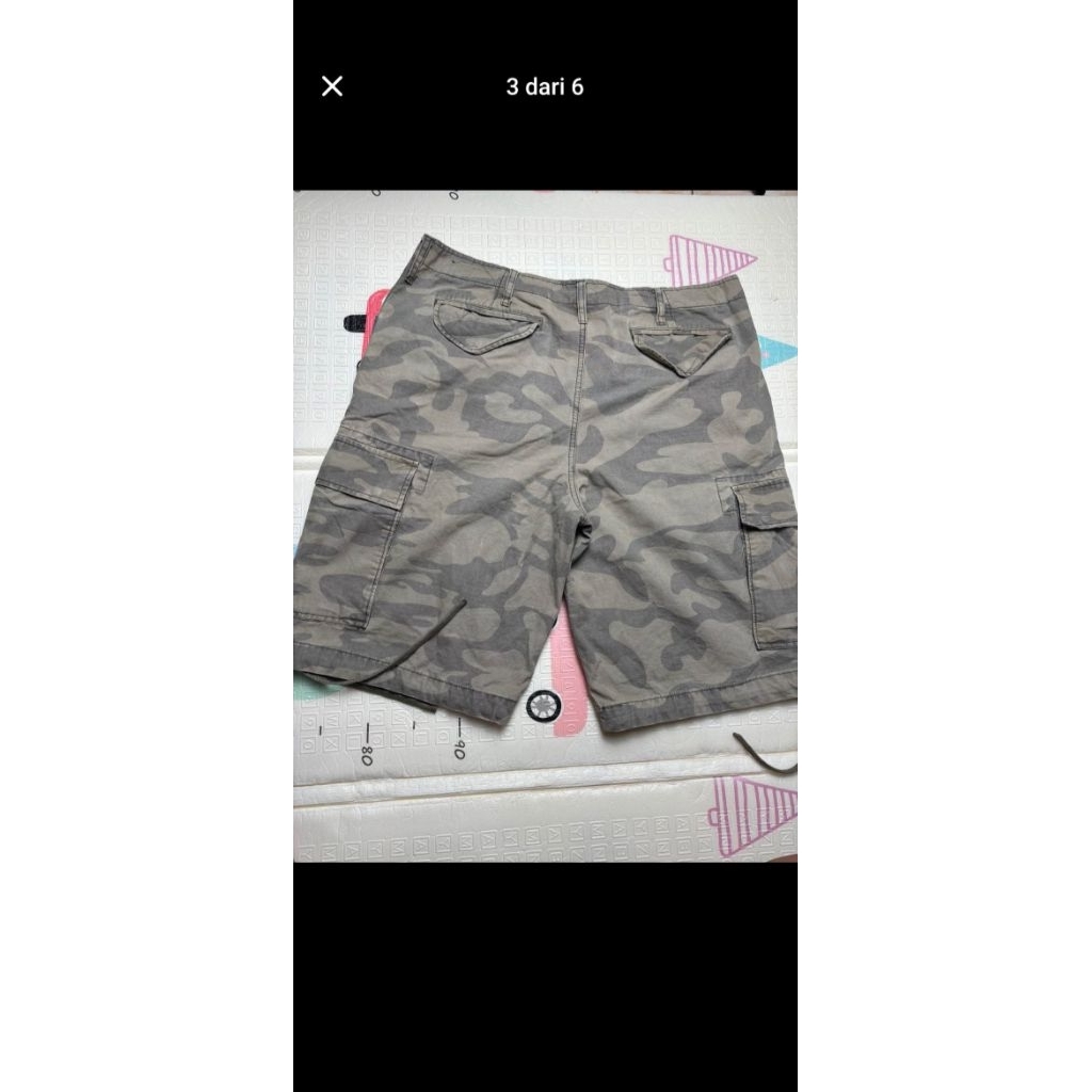 celana cargo pendek second