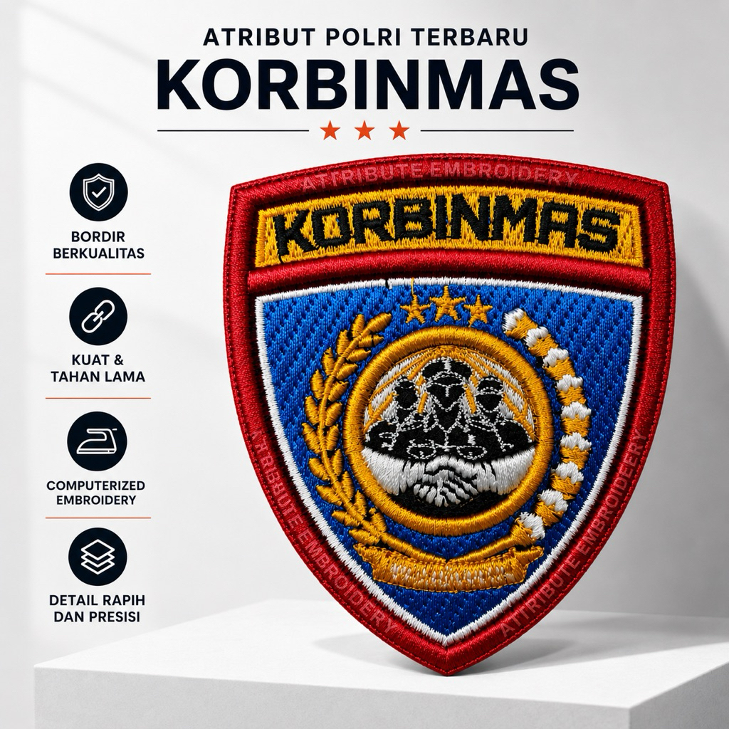 LOGO BINMAS TERBARU / UNIT KORBINMAS TIMBUL / ATRIBUT POLRI