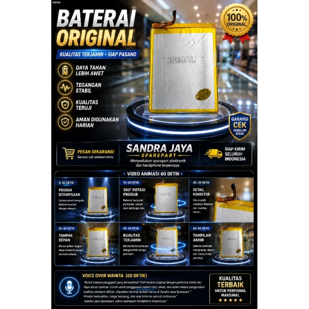 baterai Advan g5