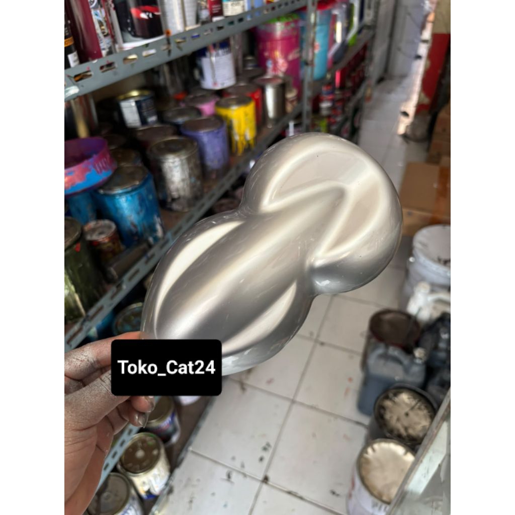 cat silver metalik pu/cat silver terang pu polyuretane 100%