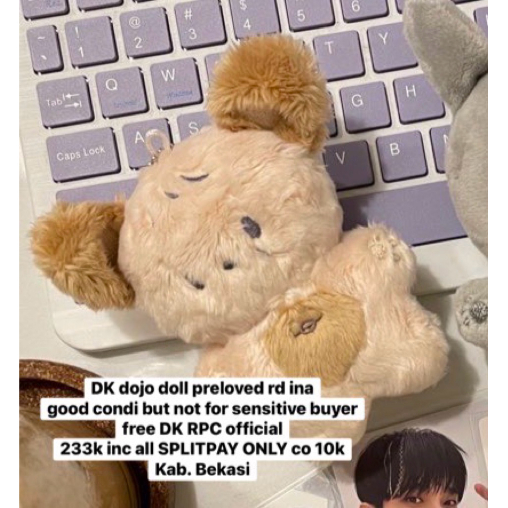 WTS DK dokyeom seventeen svt dojo doll boneka lee seokmin