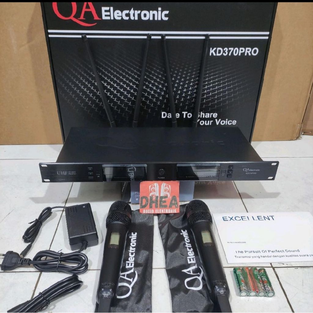 MIC WIRELESS QA ELECTRONIC RDW KD 370 ORIGINAL
