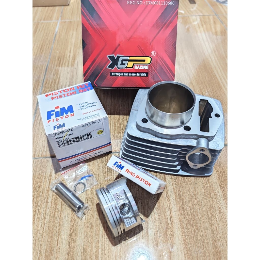 paket blok tiger set piston seher Fim XGP silinder liner