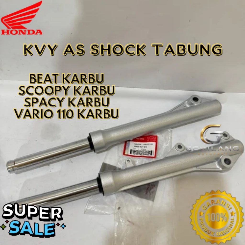 AS SHOCK TABUNG KODE KVY, AS SHOCK TABUNG BEAT KARBU, AS SHOCK TABUNG SCOOPY KARBU, AS SHOCK TABUNG 