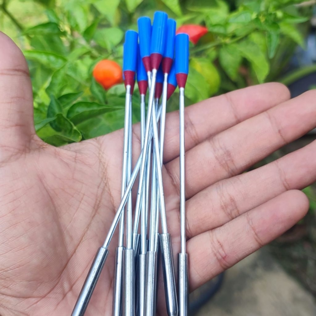 Alat Pancing Mata Paser Ikan  Serlon 6mm Panjang 12cm (isi 10biji)