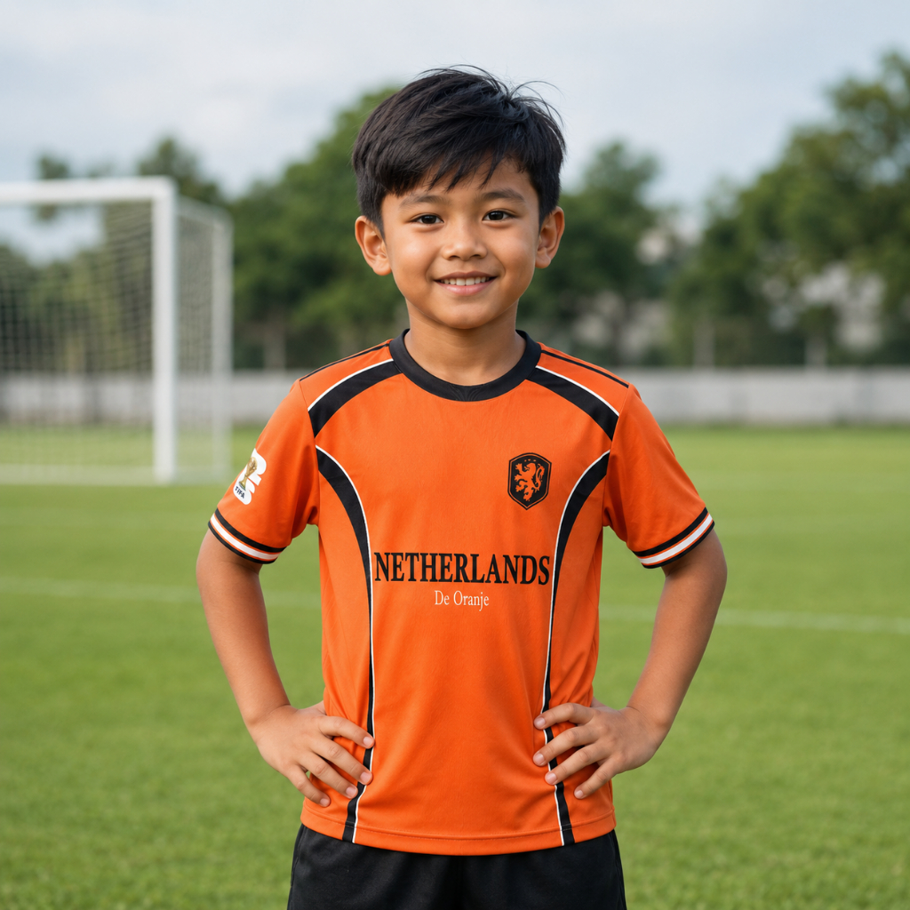 Jersey Anak Piala Dunia 2026 BELANDA / Jersey BELANDA Printing