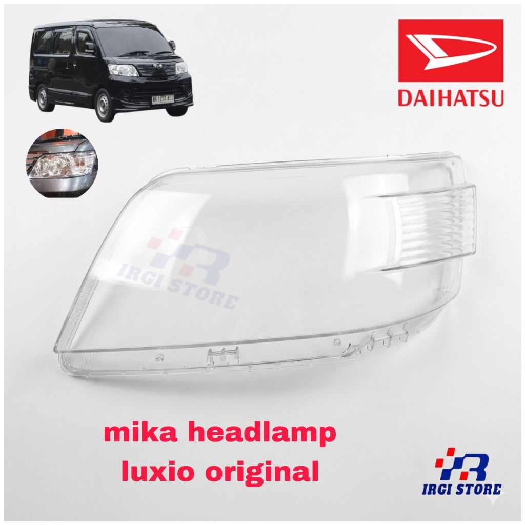 mika depan luxio mika headlamp luxio originall kanan atau kiri murahh bisa cod