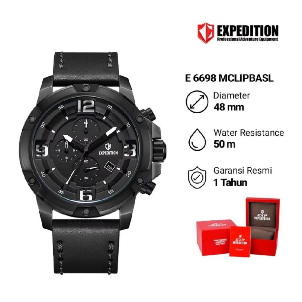 Jam Tangan Pria Expedition Chronograph E 6698 EXF 6698