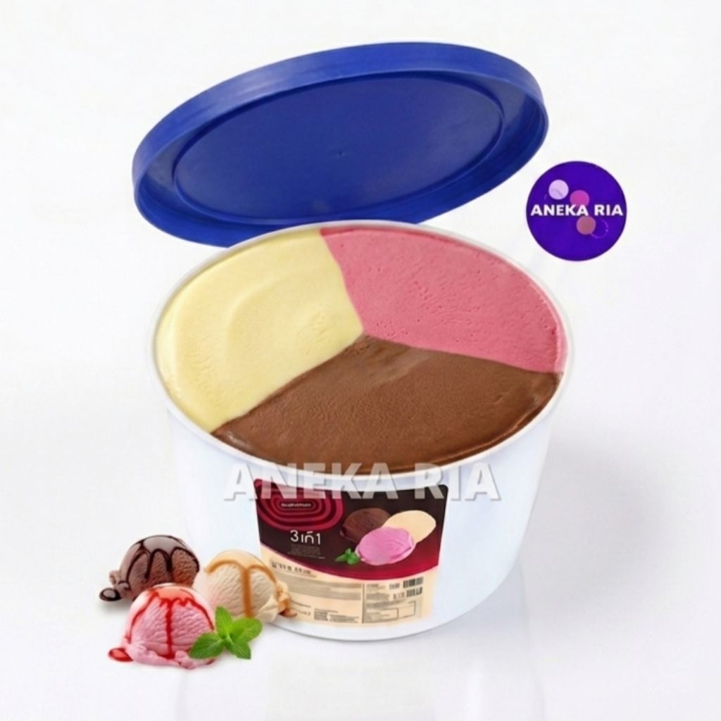 AICE Halocoko Es Krim 3in1 Kemasan 5 Liter