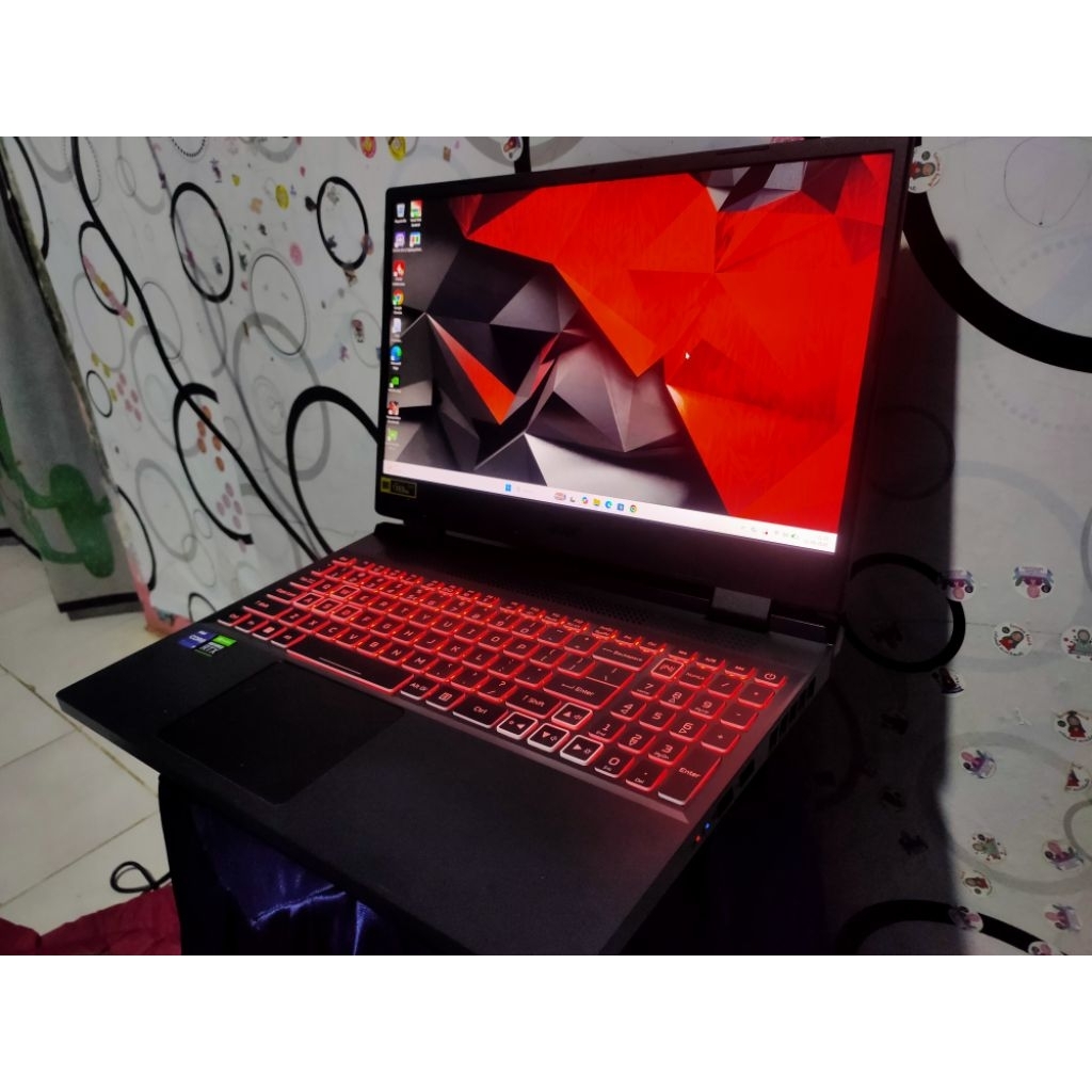 Acer nitro RTX 3070 Ti Core i9 Gen 12 Ram 32 Gb SSD 1tb normal lancar