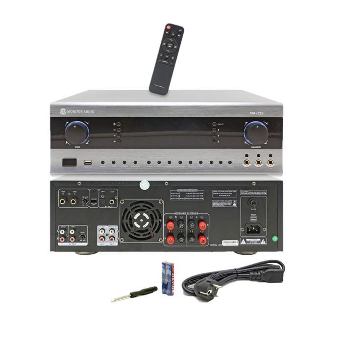 KARAOKE AMPLIFIER SYSTEM USB / AUX / BLUETOOTH 2 X 400 WATT MA-UPN