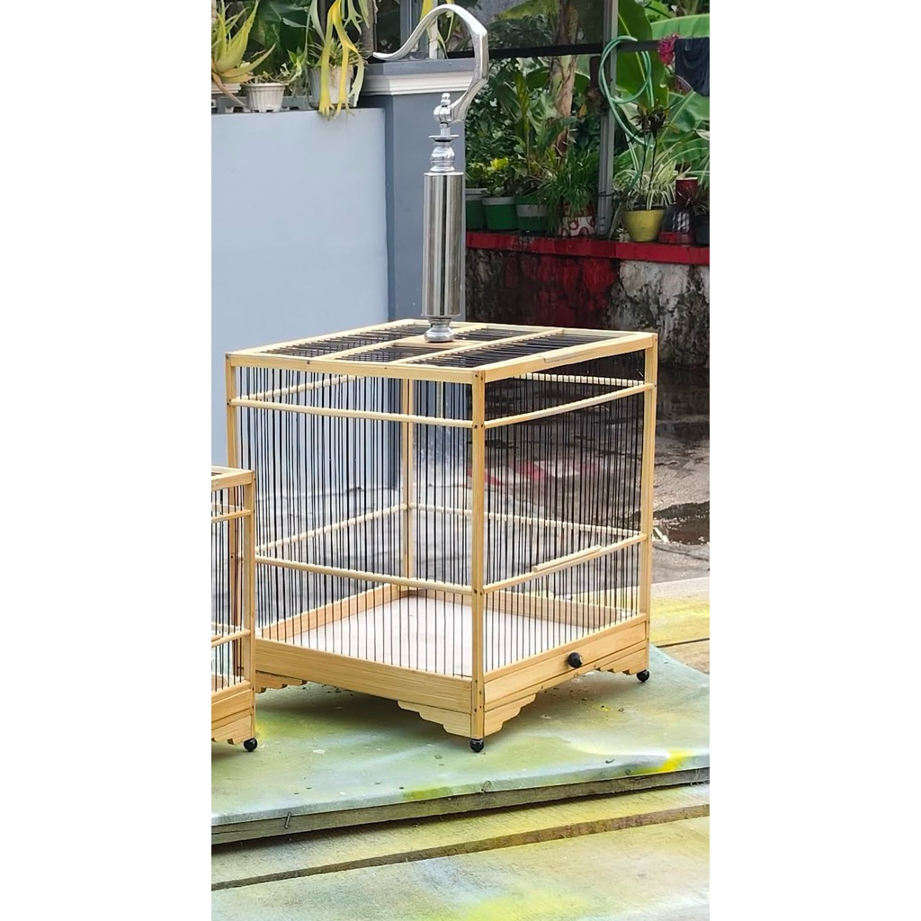 sangkar burung ruji fiber rajut
