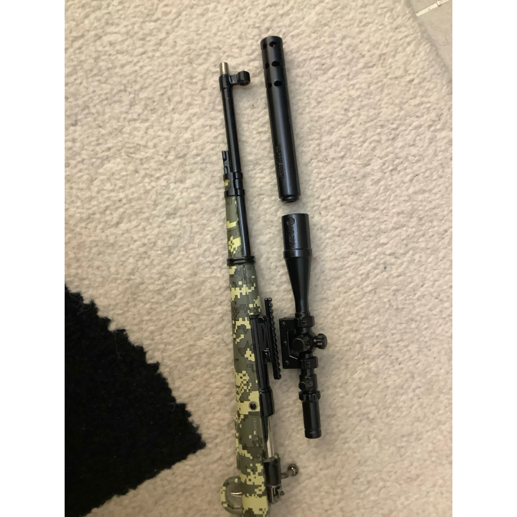 Replika sniper full metal KAR 98 key chain / pajangan / mainan anak cowok