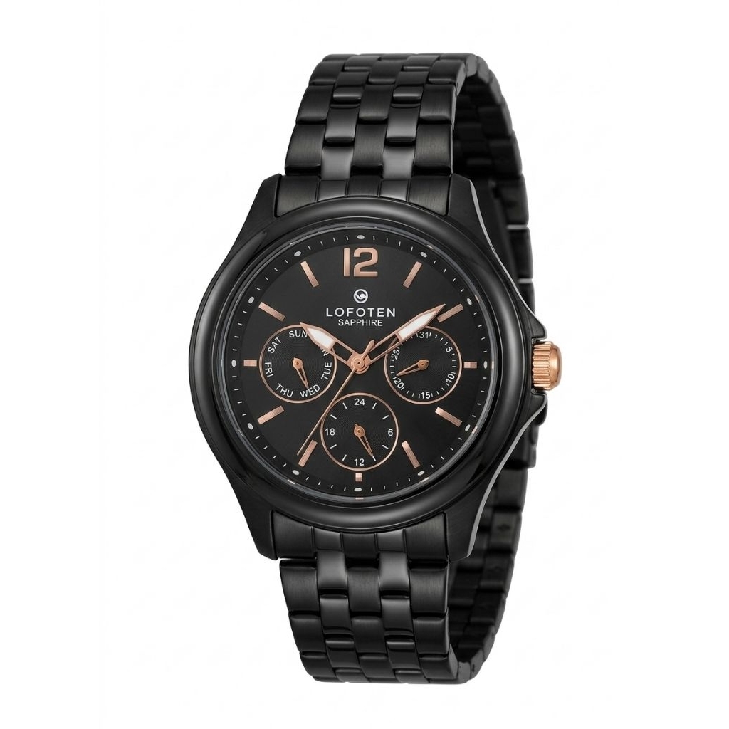 Jam Tangan Lofoten 2314 Full Hitam Cewek