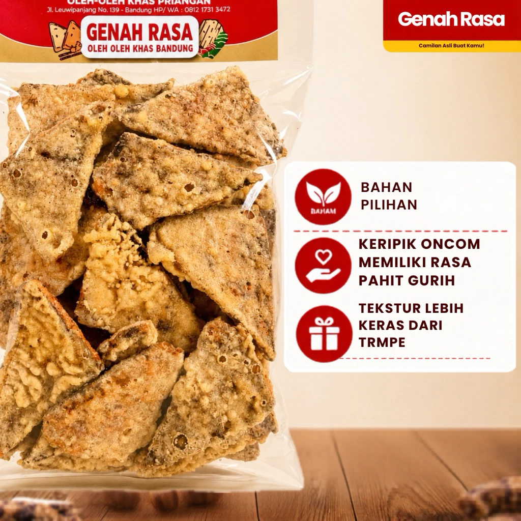 Keripik Oncom Goreng 250 g — foto detail 2 dari 6