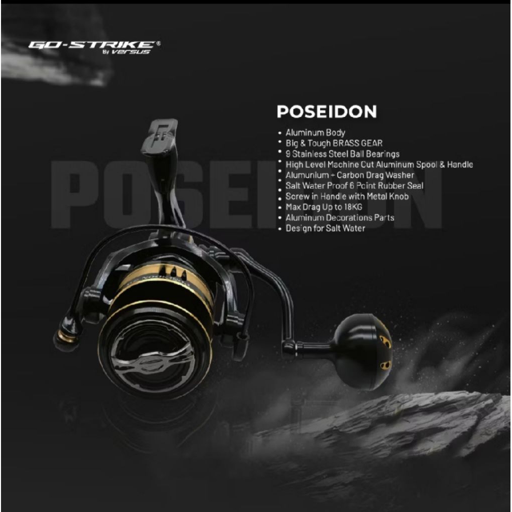 Reel pancing Poseidon Saltwater 4000