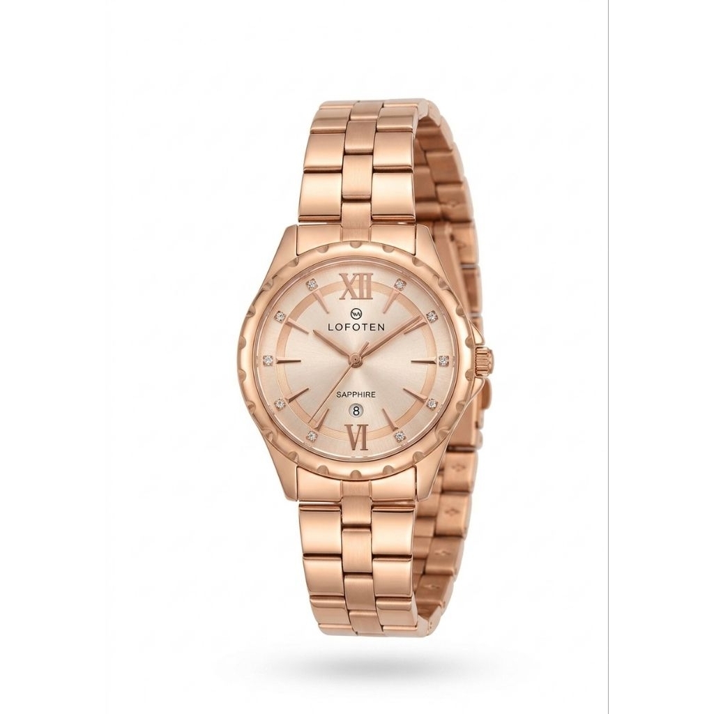 Jam Tangan Lofoten 2326 Full Rosegold Cewek