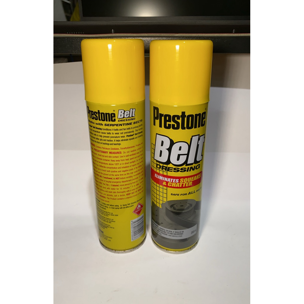 prestone belt dressing