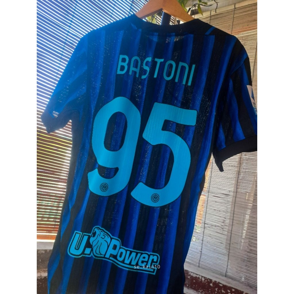 [PLAYER ISSUE] Jersey Inter Milan Home 2025/26 - Bastoni - Full Patch Serie A - L