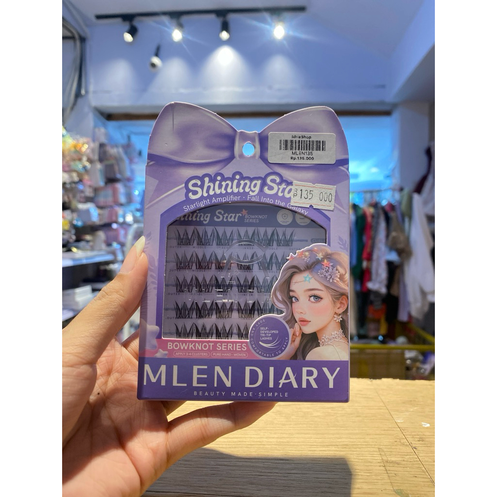 NHIASHOP- Mlen Diary shining star, bowknot series