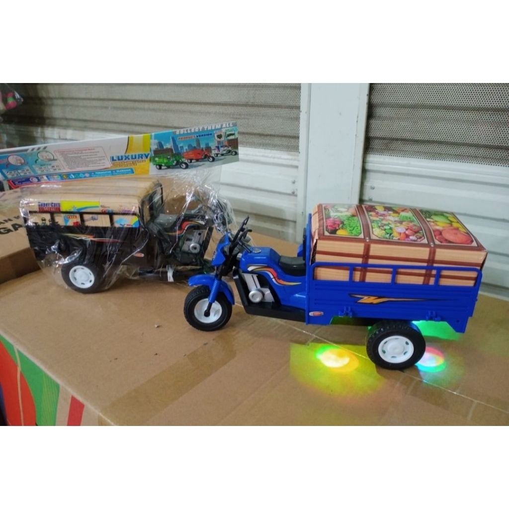 (TOSA) MAINAN MOTOR TOSA BATRAI TOSSA 3 RODA MUSIC