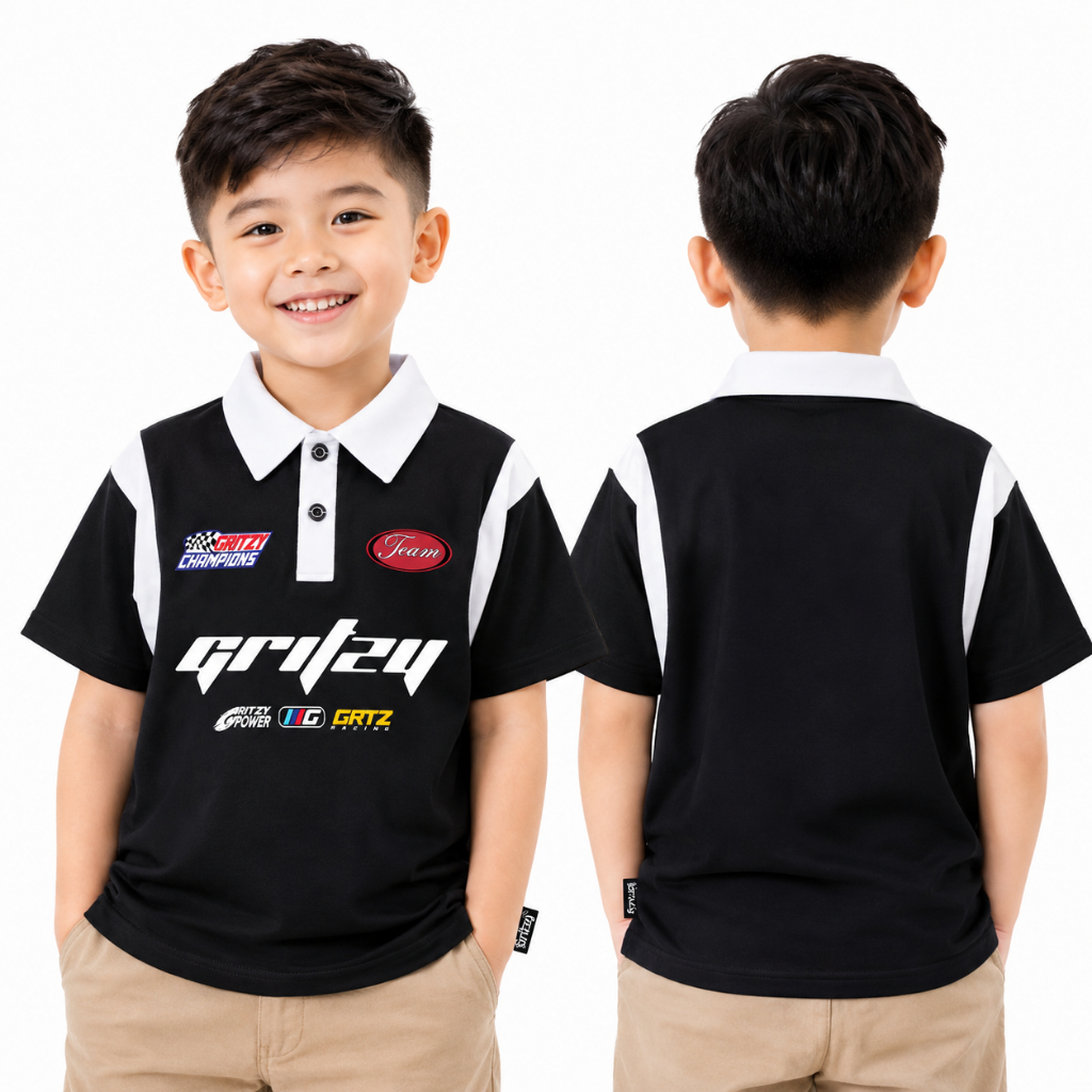 Kaos Polo Anak Laki Rugby Wangki Champions Premium Wangky Cotton Combed 24s Baju Kerah Usia 1-12 Tah