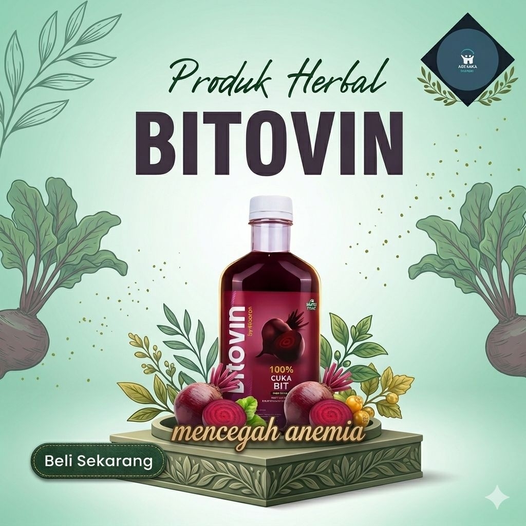 Bitovin Cuka Buah Bit Membantu Sehatkan Jantung Menurunkan Tekanan Darah Mencegah Kanker 300ml Produ