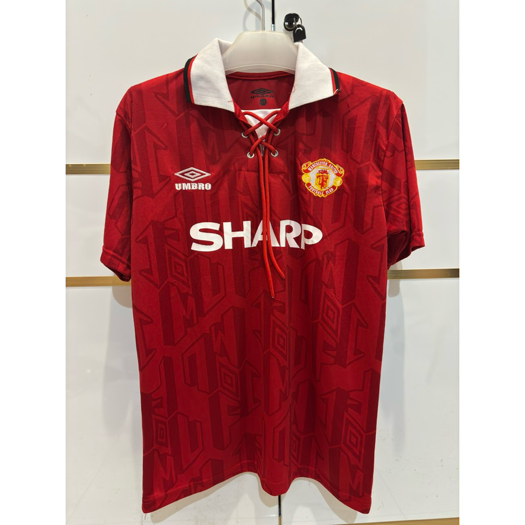 Jersey baju bola MU Manchester United retro 1992-1994 Cantona 7