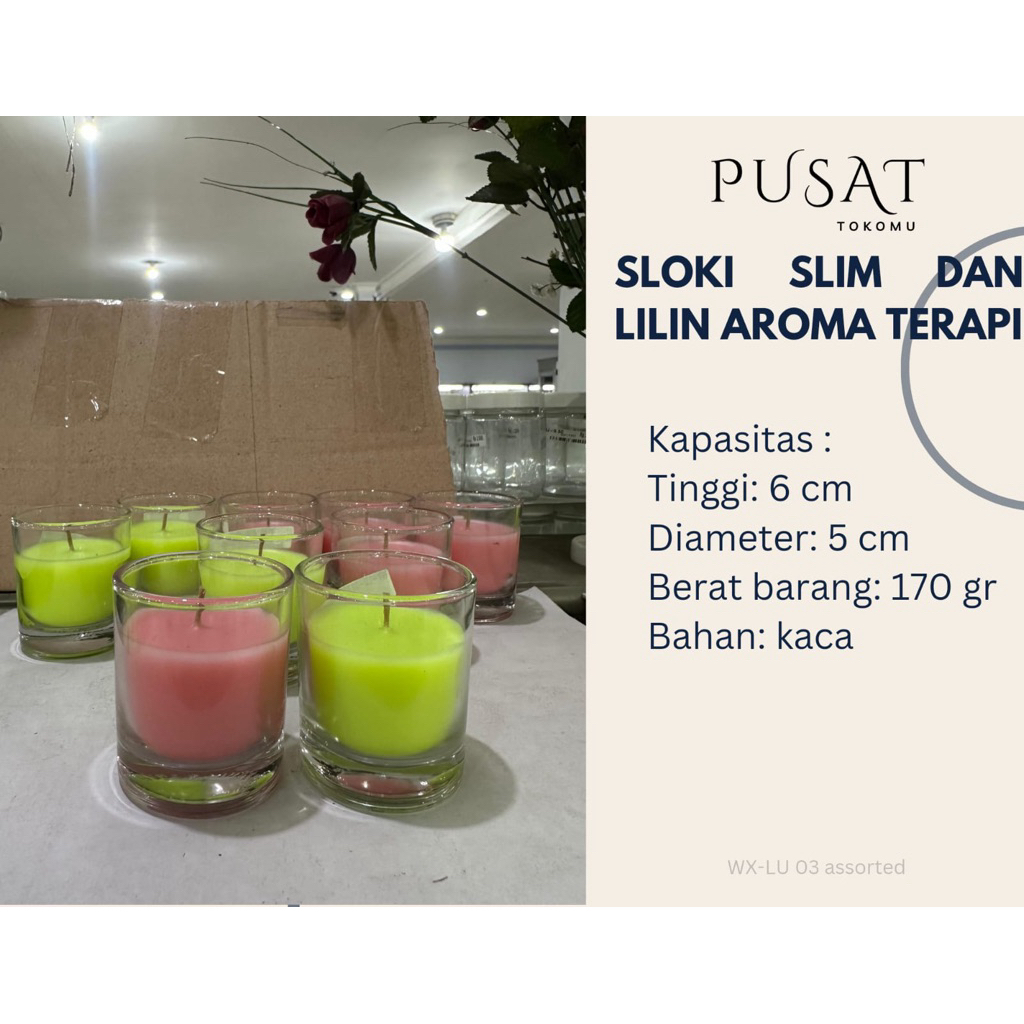 PROMO SLOKI SLIM DAN LILIN AROMA TERAPI