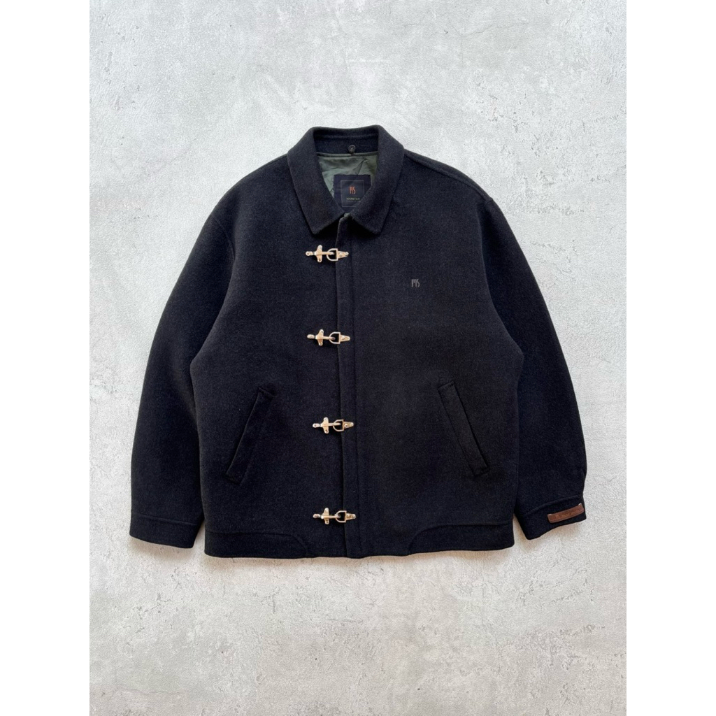 Manstar wool fireman claps jacket