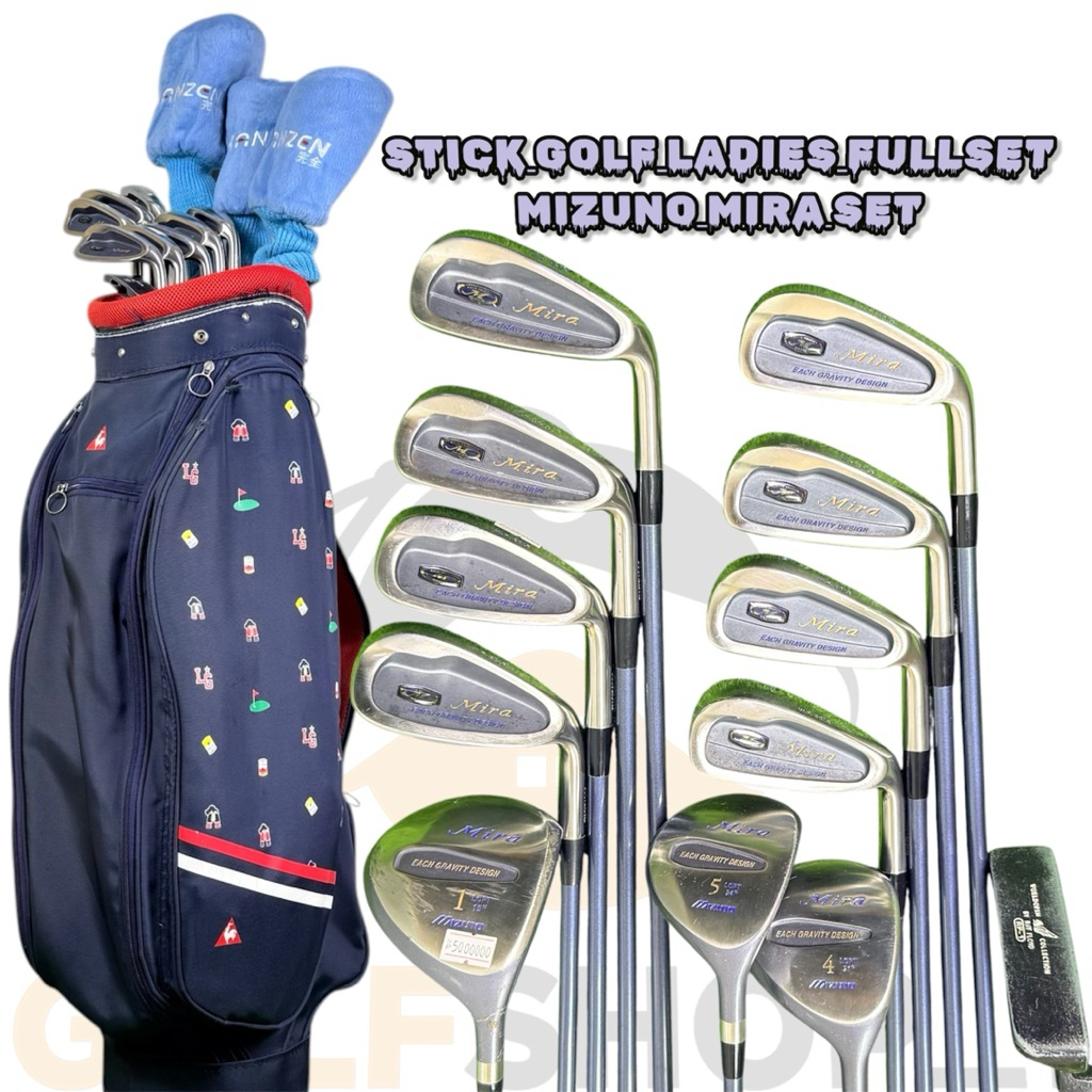 Stick Golf Ladies Mizuno Mira Shaft Graphite Flek Ladies Second Original