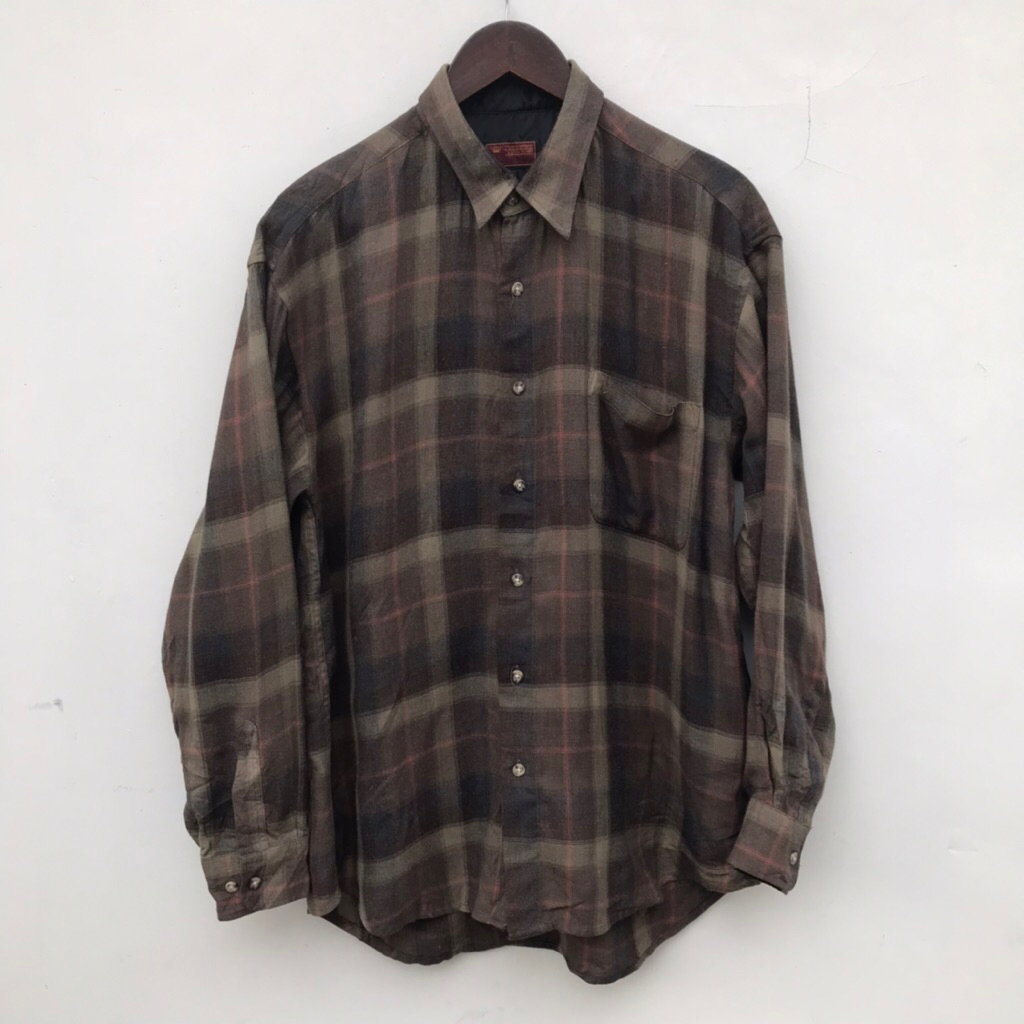 Kemeja Veterano by Lemma Flannel Plaid Shirt sz L/XL