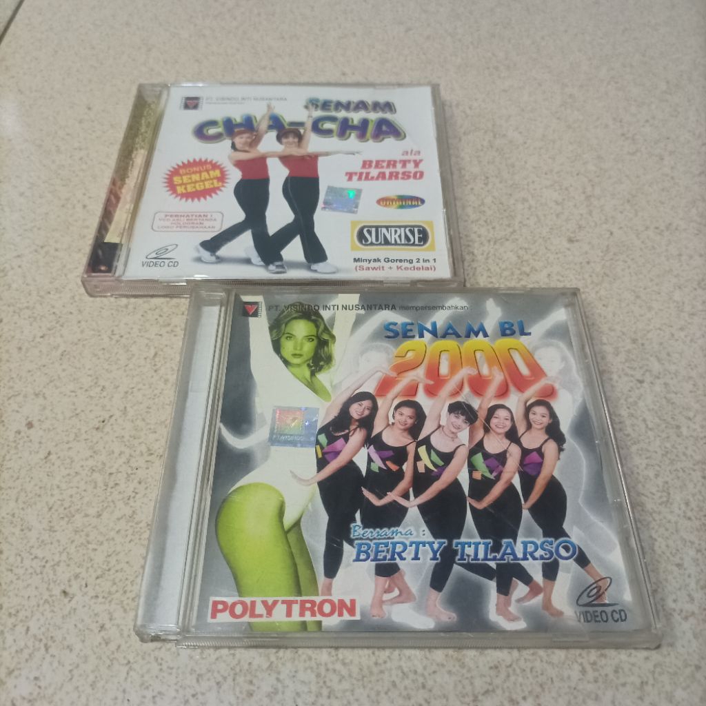 Paket VCD Original Film Senam BL Cha Cha Berty Tilarso