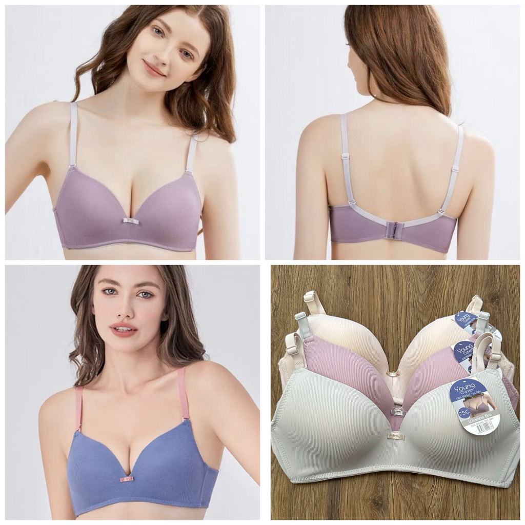 Young curves bra tanpa kawat C03-10336 comfort branded