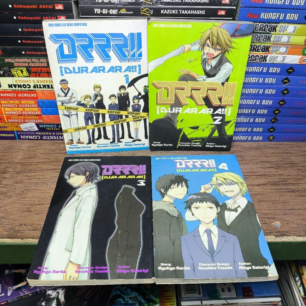 Set Komik DRRR Durarara volume 1-4 (end)