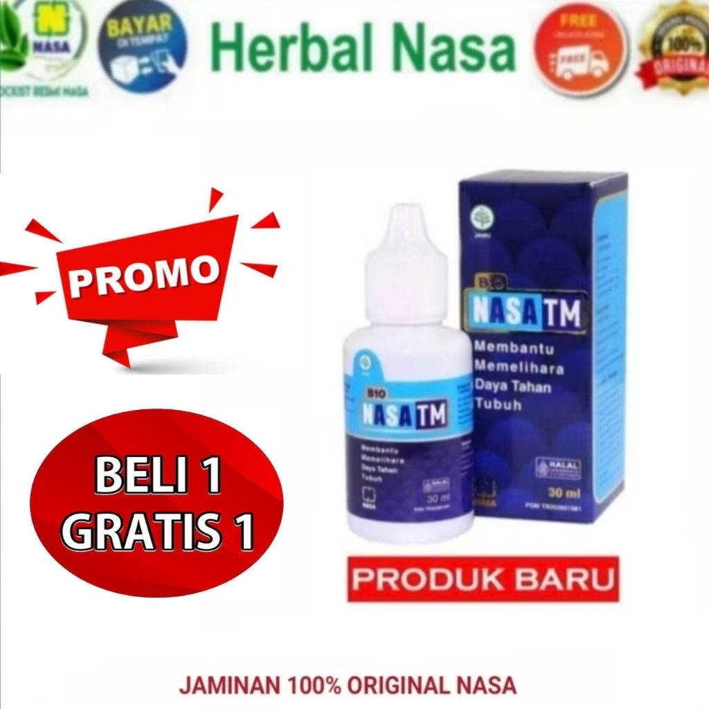 BELI 1 GRATIS 1 BI0NASATM ORIGINAL NASA /  NSTM original NASA dijamin asli / NASA trice mineral herb
