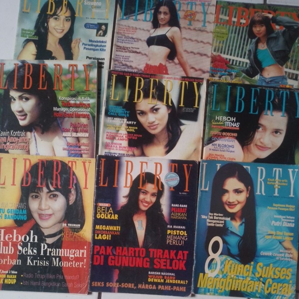 MAJALAH LIBERTY JADUL BEKAS HALAMAN LENGKAP ORIGINAL