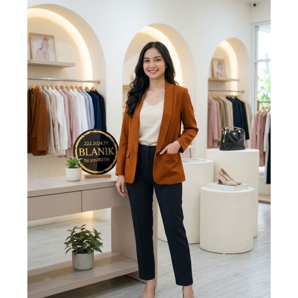 BLANIK OFFICIAL - blazer blanik CAPELA kerah lurus
