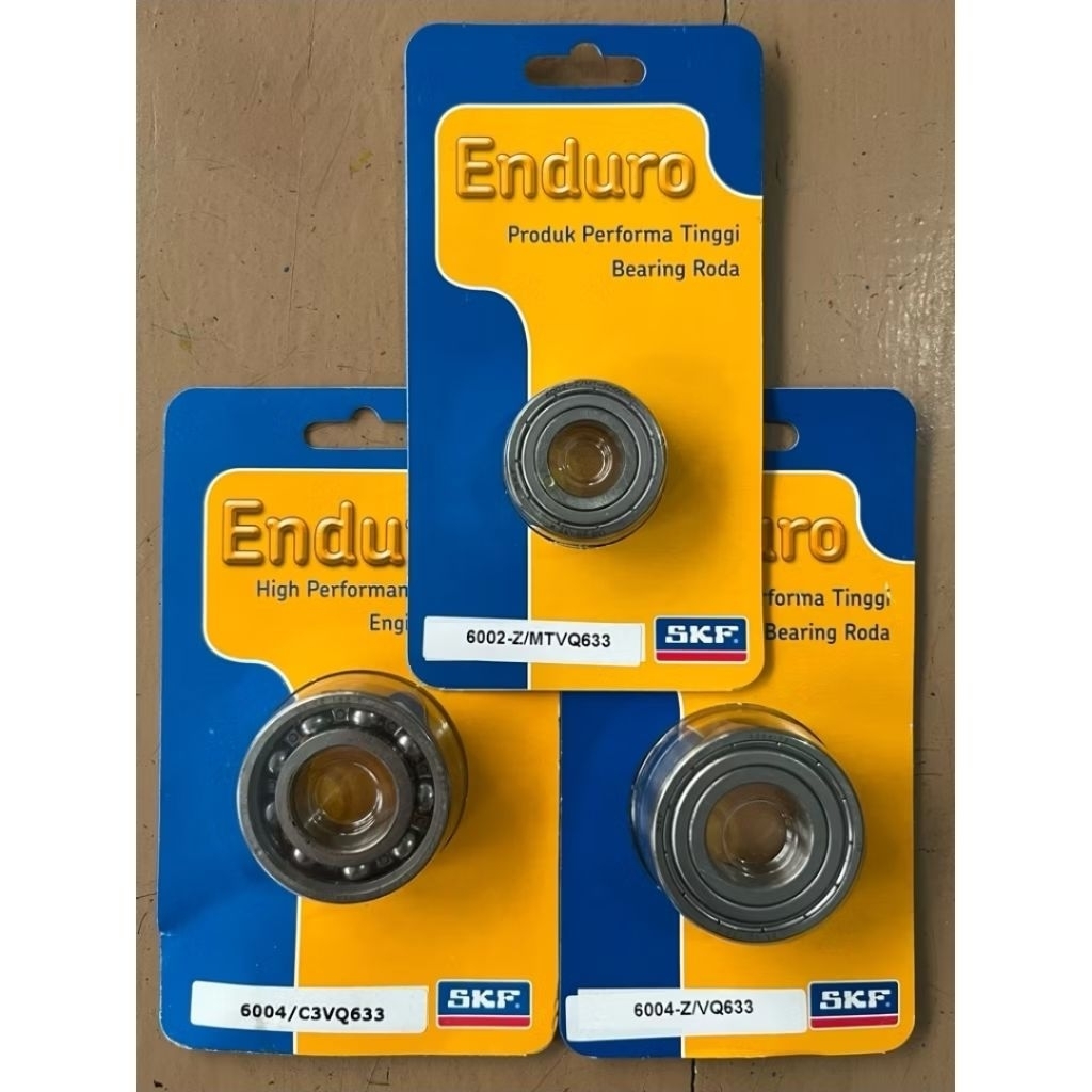 [ JAMIN ASLI ] BANTALAN BOLA SKF ENDURO KEM NOKEN Z1 6004 6002 bearing bola skf enduro original cams