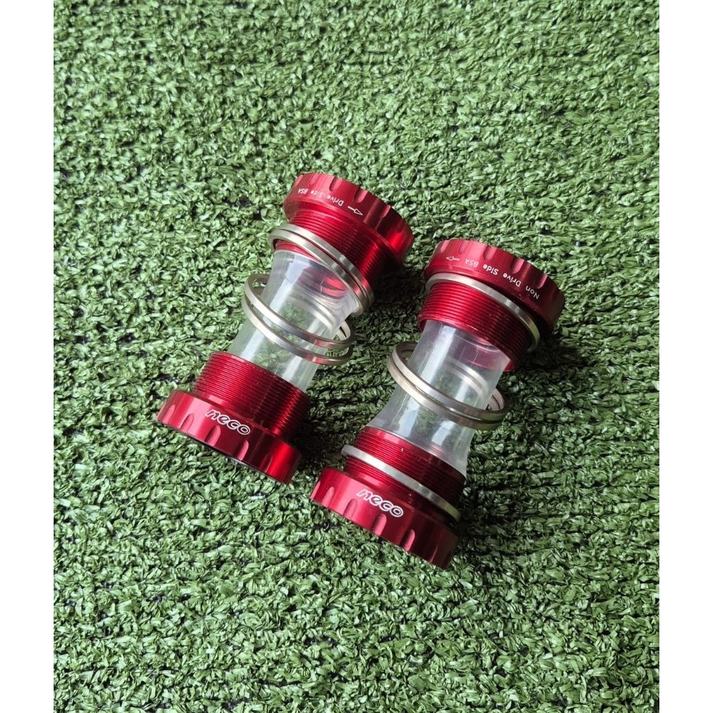 Bottom Bracket BB Sepeda NECO HT2/Hollowtech2 Rasa Ceramic Bearing Red Original New